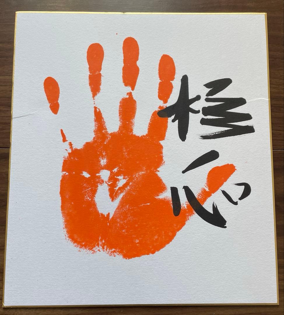大相撲 大関 栃ノ心関 直筆 サイン 手形 色紙 - メルカリ