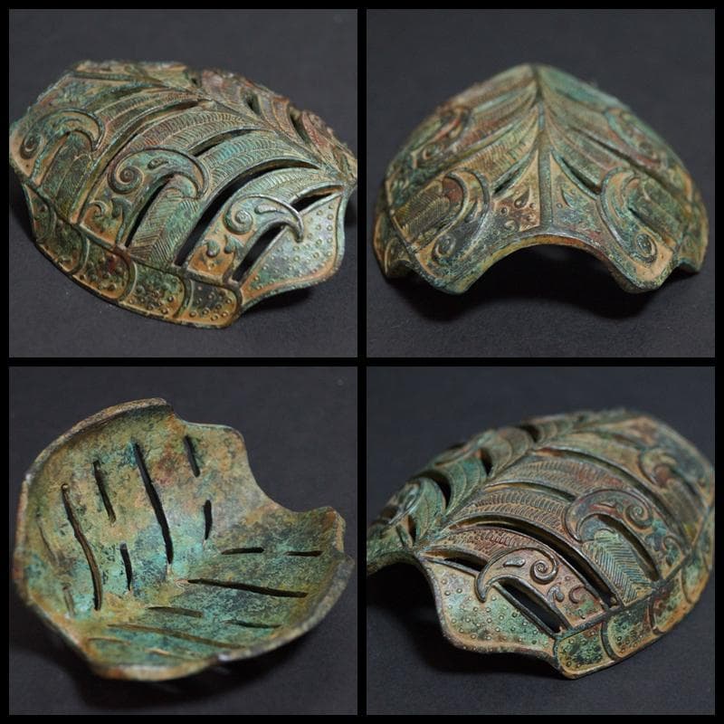 時代青銅製 金工細工 亀香炉 薫香炉 銘文付『亀の置物』 オブジェ 古