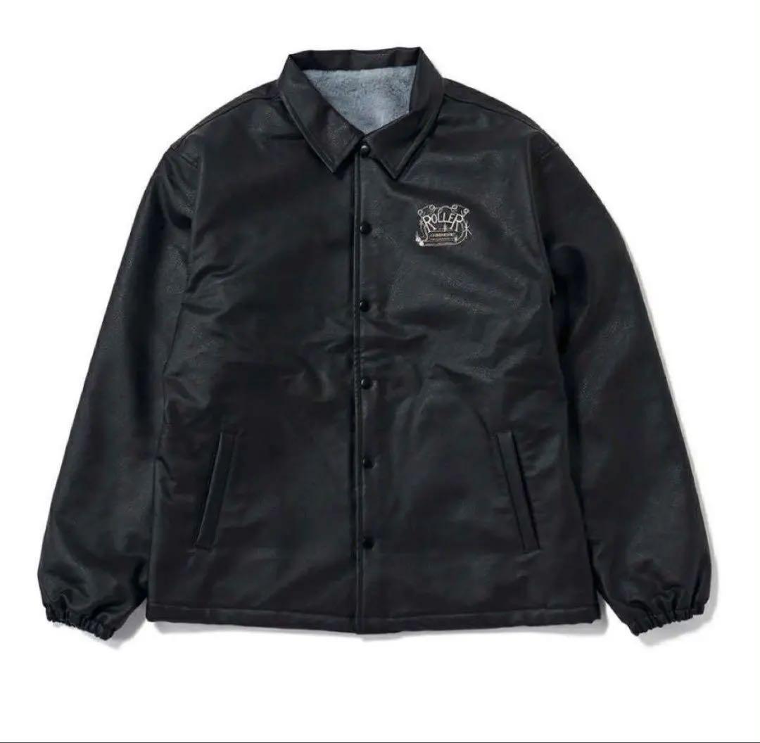 ROLLER FAKE LEATHER COACH JACKET M 最安 - メルカリ
