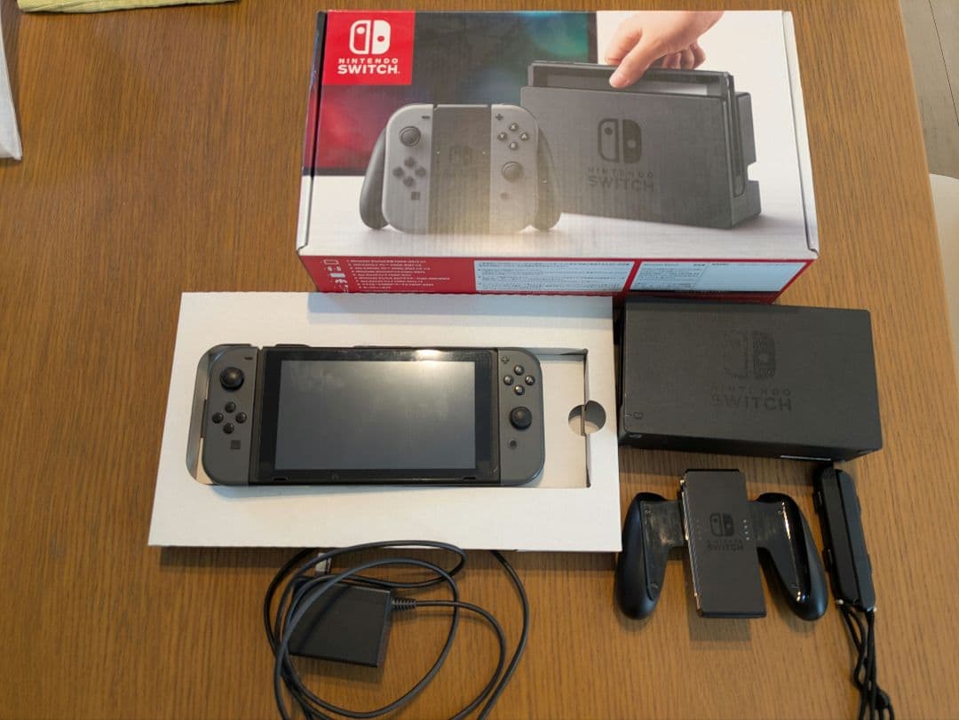 Nintendo Switch グレー 本体 microSD 128付 Nintendo Switch グレー 本体 周辺機器 - メルカリ