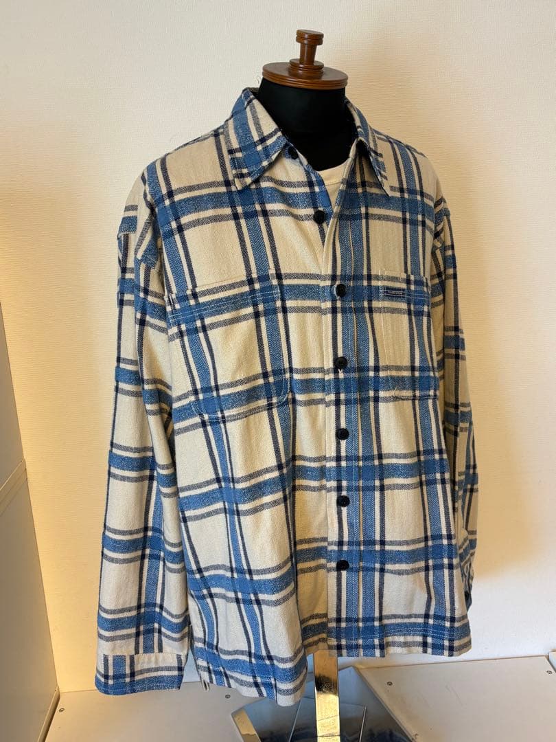 ナイジェルケーボン/ネルシャツ/ジャケット/チェック/ビンテージ