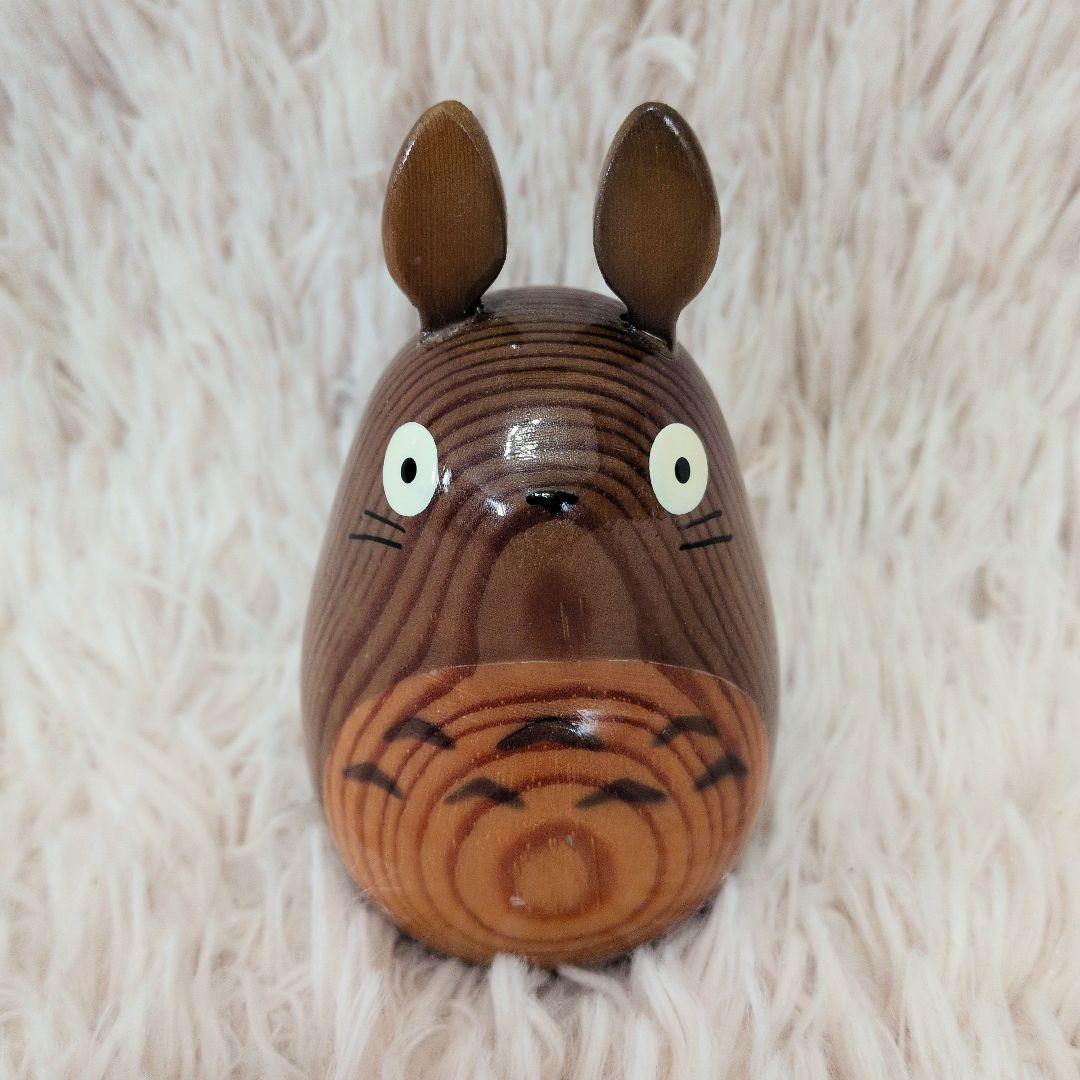 木彫りのトトロ 工房西岡 直筆サイン入り となりのトトロ ジブリ