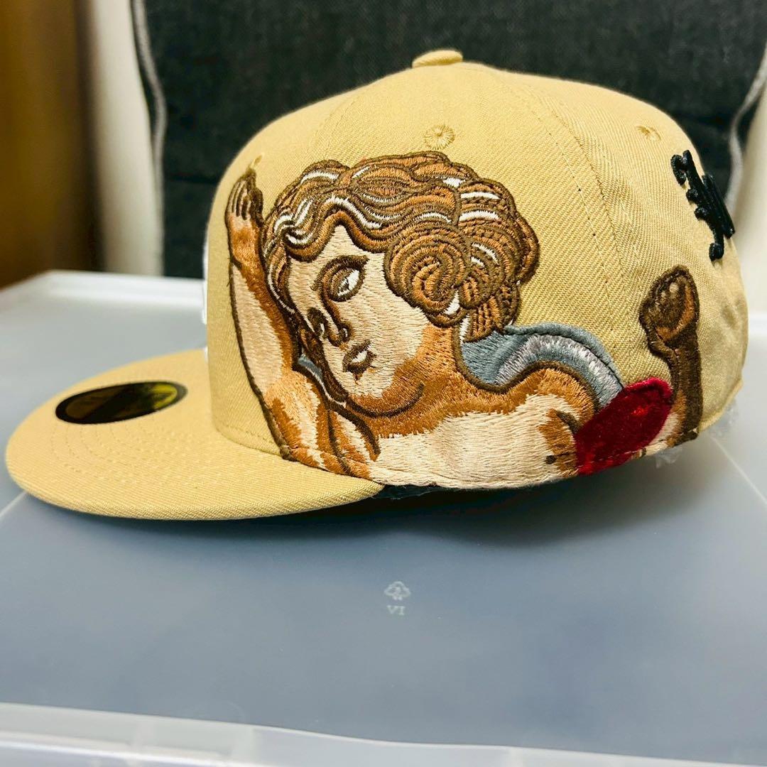 遠*介様 新品未使用 ニューエラ キャップ ドジャース ベージュ 58.7cm