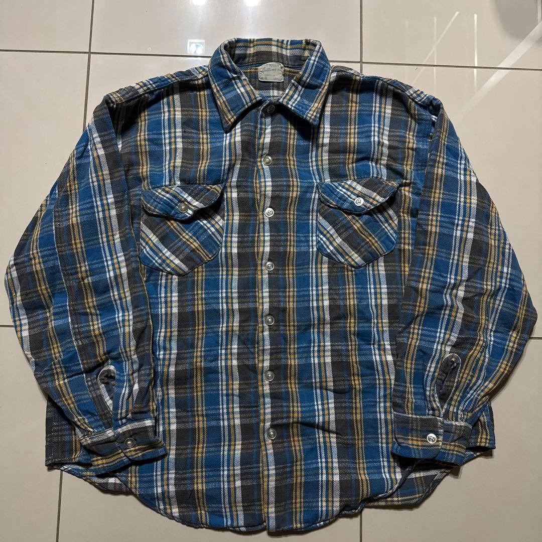 1960's OSH KOSH フランネルシャツ LARGE ヴィンテージ 1960's 