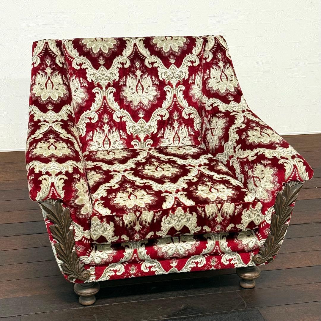 H19K86c 神戸洋家具 永田良介商店 1人掛けソファ 永田良介商店 533型 アームソファ 一人掛け 神戸家具 ヴィンテージ