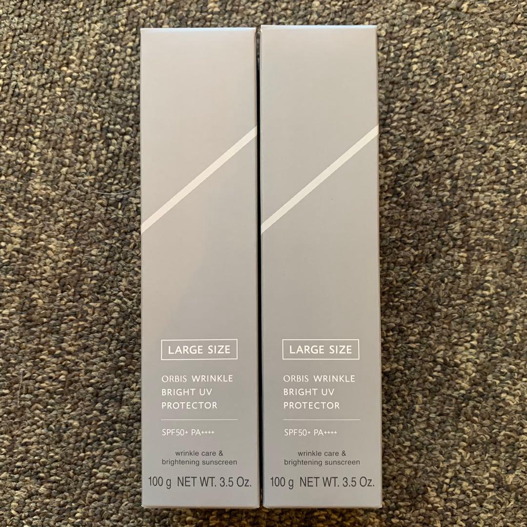 めがね様ORBIS リンクルブライトuvプロテクター ラージサイズ 100g2個 ORBIS（ORBIS） オルビス リンクルブライトUVプロテクター ラージ