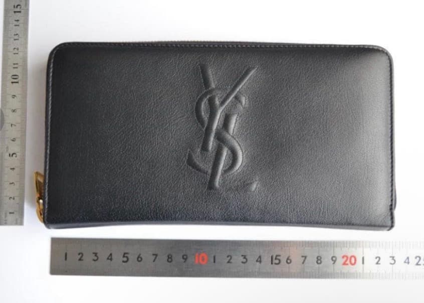【未使用級】廃版/希少/Saint Laurent/ラウンドジップ長財布 SAINT LAURENT 【SAINT PARIS】サンローラン パリ YSL クロコ型押し