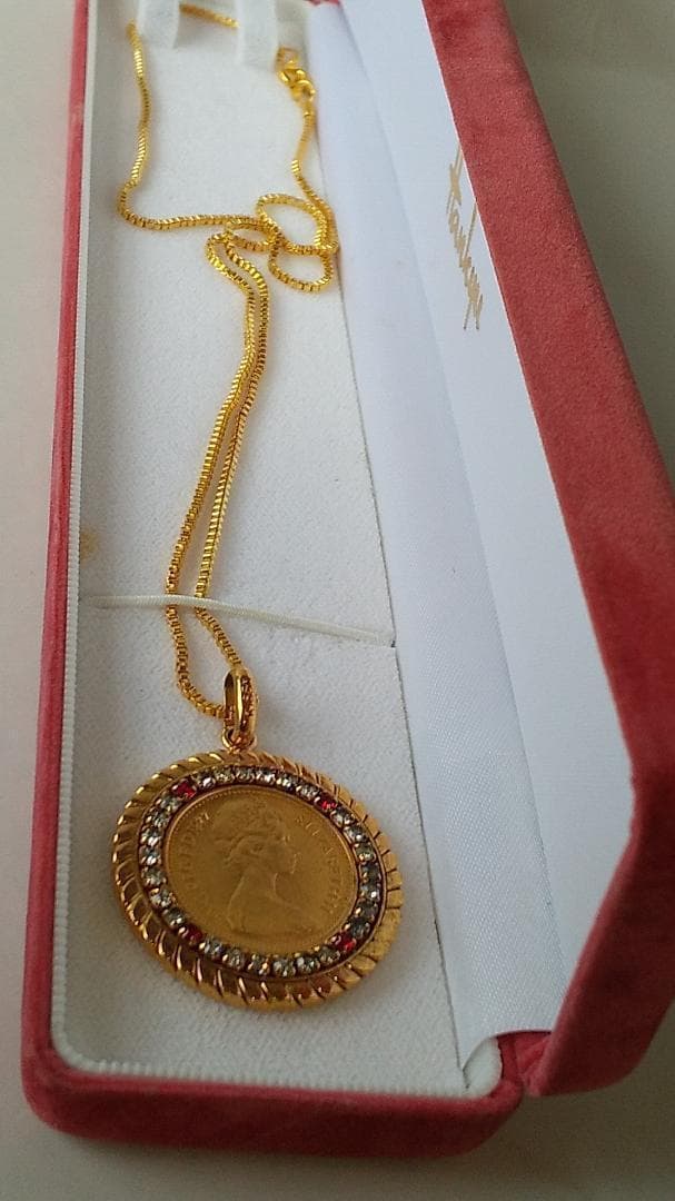 Luismy様専用エリザベス2世 ペンダントトップ ネックレス 1977 美品