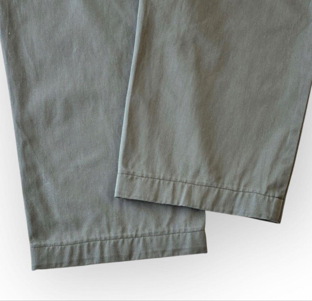 90s ポロ ラルフローレンW32 グレーカーキ ポロチノ アンドリュー