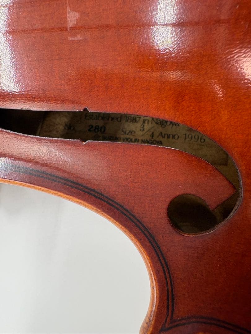 SUZUKI バイオリン 3/4 anno1996 杉藤弓 その他付属品 - メルカリ
