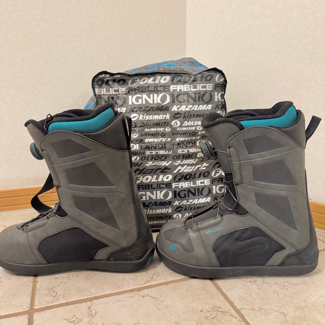 【美品】K2 RAIDER LTD スノーボードブーツ 27.5cm BOA