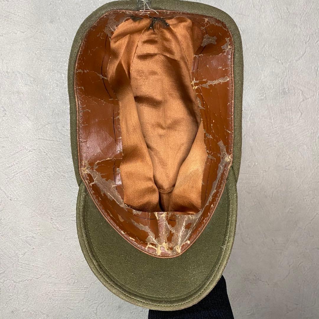 40s 大日本帝国陸軍省 日本陸軍 略帽 国民帽 日本兵 帽子 戦時中 ww2