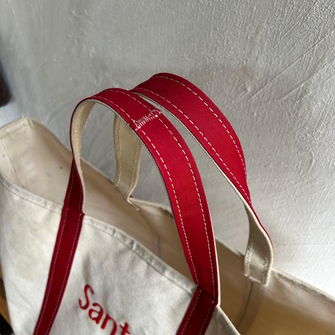 80S 2色タグ L.L.Bean ロングハンドル トートバッグ 赤 XL