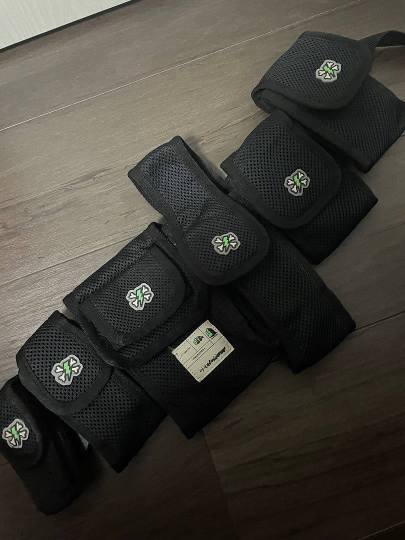 アンダーカバー ボーンサンダーワッペン 6連 ウエストポーチ 00s