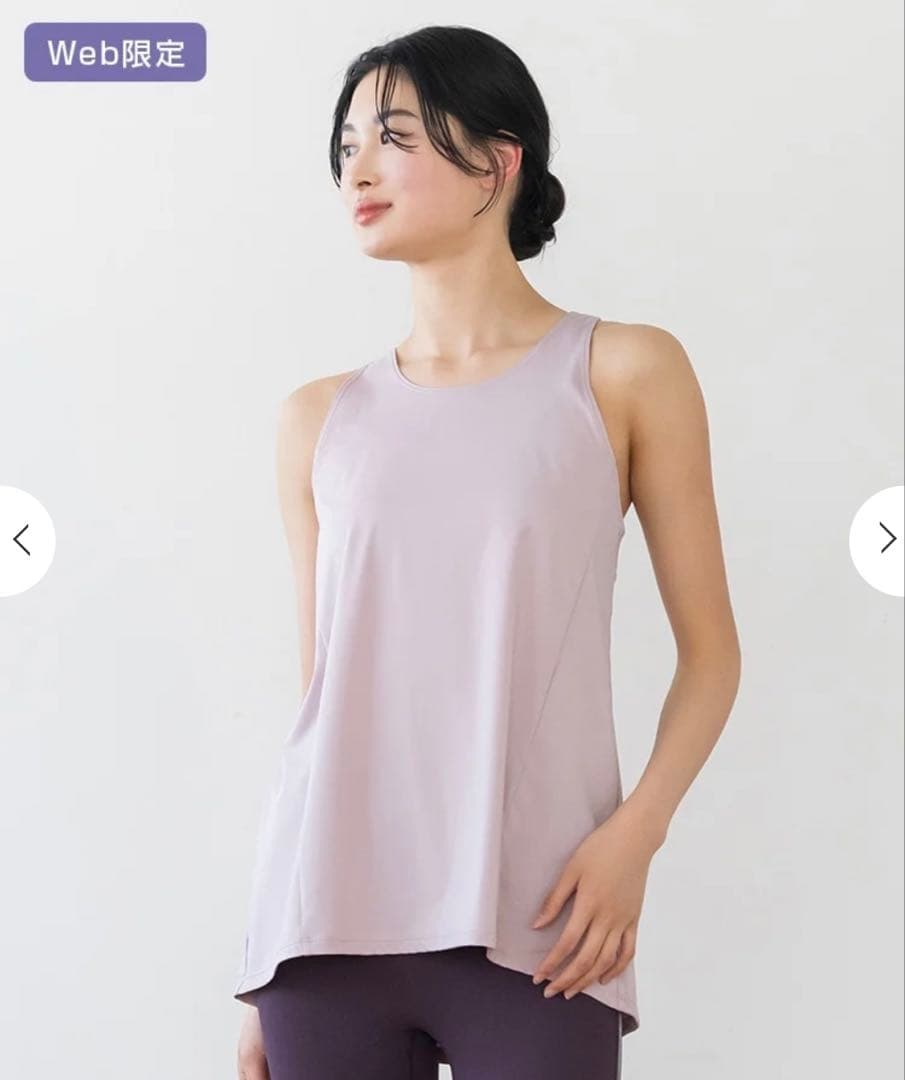 【SUKALA】バックツイストセパレートタンクトップ　Lサイズ　新品未使用 SUKALA】バックツイストセパレートタンクトップ(S・M・Lサイズ ペール