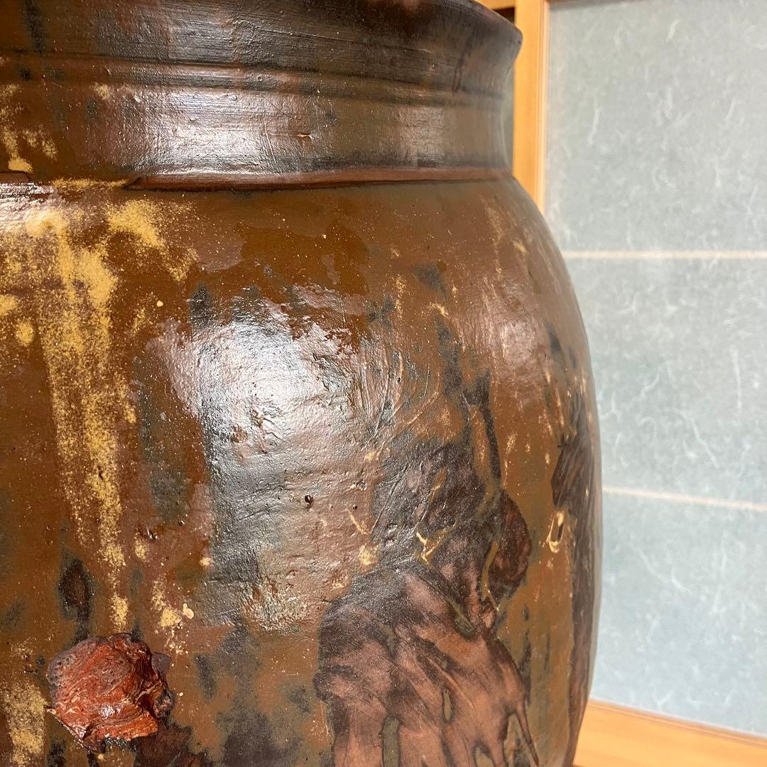 ヴィンテージ 唐津焼 大壺 大甕 高さ80cm - メルカリ