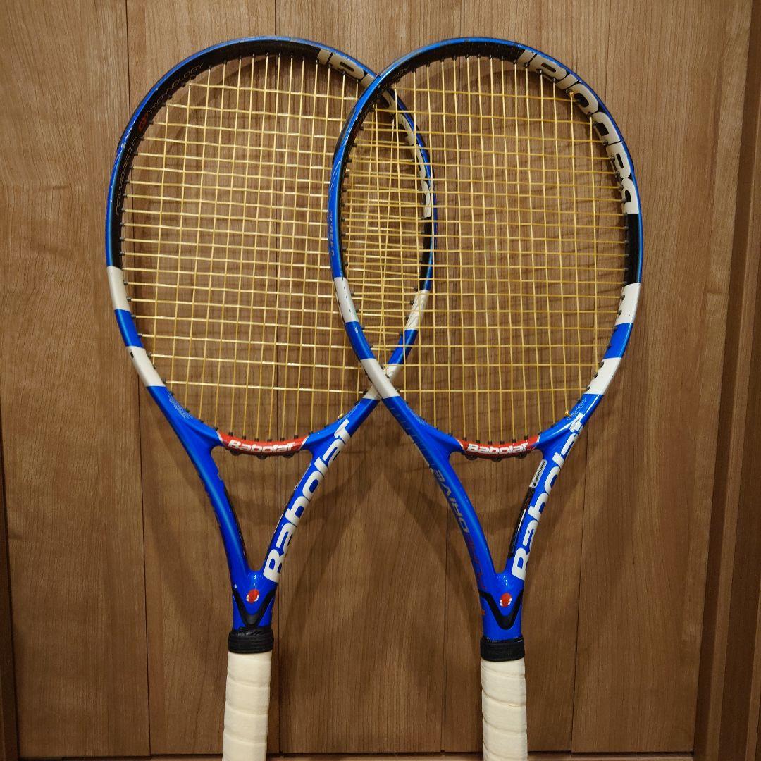 バボラ　ピュアドライブ　2009　硬式　テニスラケット　Ｇ２　２本 楽天市場】【中古】バボラ ピュアドライブ 2009年モデルBABOLAT PURE
