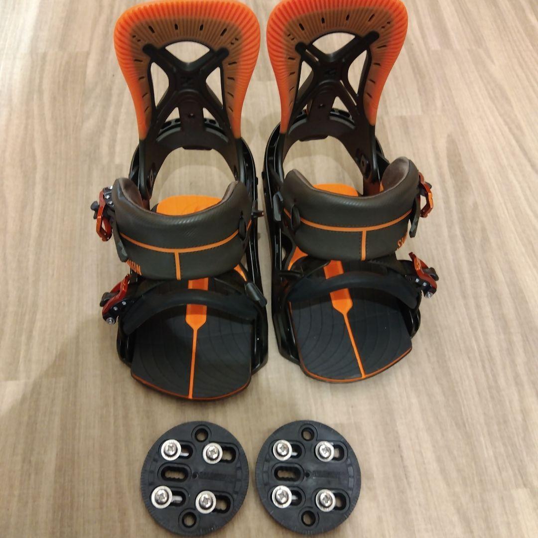 SALOMON Balance ビンディング オレンジ/ブラック　M Amazon | サロモン(SALOMON) スノーボード ビンディング RHYTHM