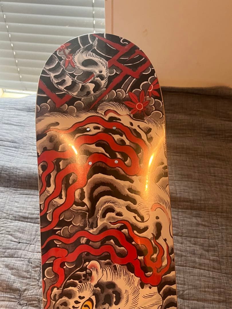 スリータイズタトゥースケボーデッキ threetides tattoo deck - メルカリ