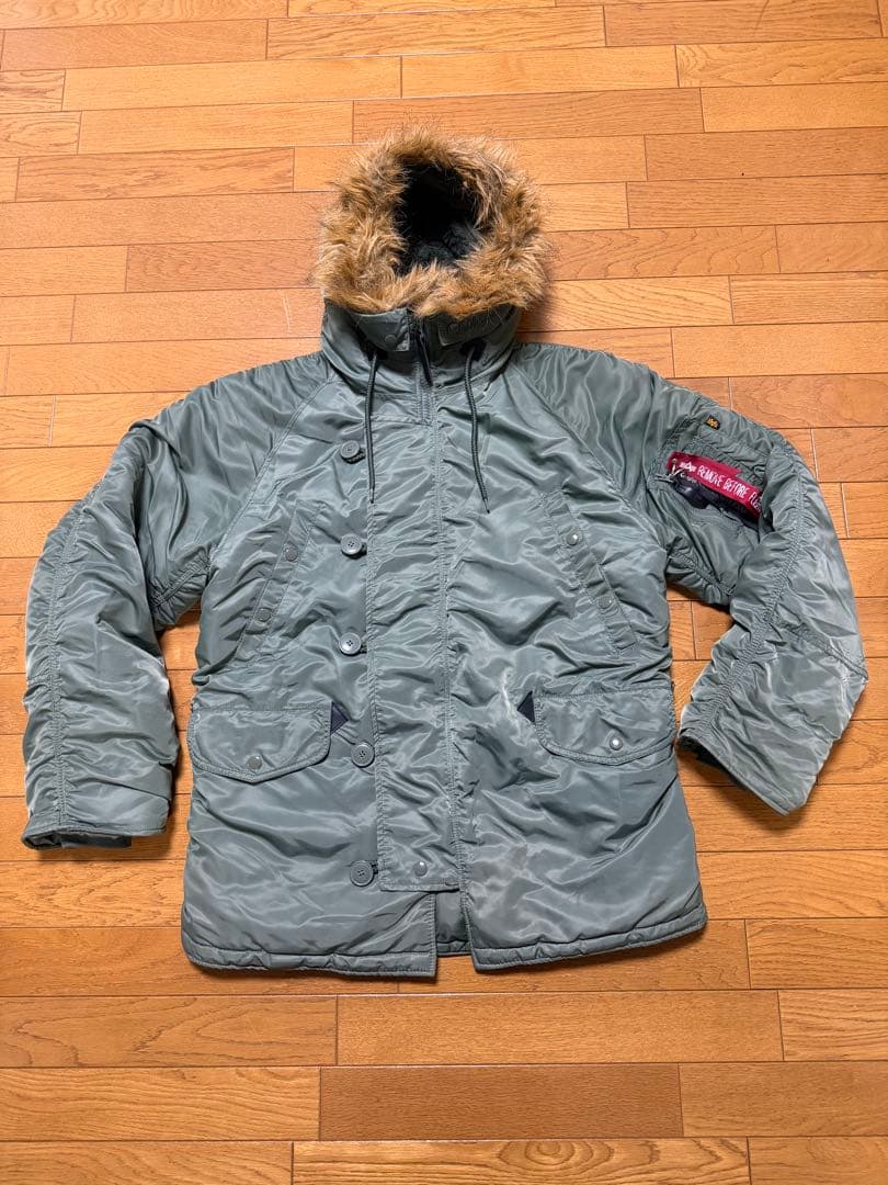 アルファインダストリーズ フライトジャケット N-3B カーキ ファー 50周年 Alpha Industries（アルファ・インダストリーズ） アルファ