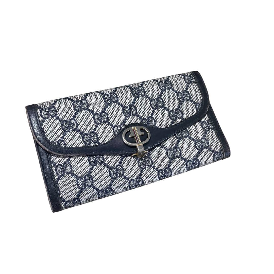 GUCCI 長財布 シェリーライン GG柄 オールド ゴールド金具 - メルカリ