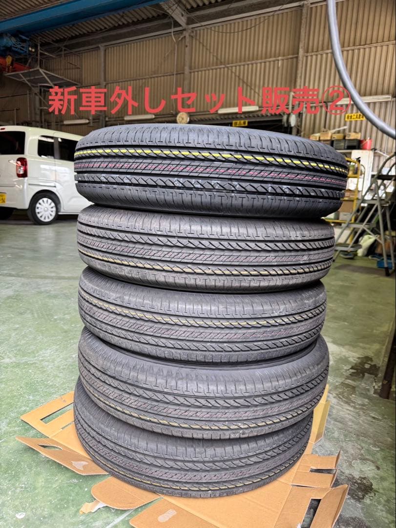 【新品送料込】　ジムニー　タイヤ　② JB64　25年新車外し　セット販売 スズキ（SUZUKI） ジムニー シエラ 純正 新車外し 4本SET 15インチ