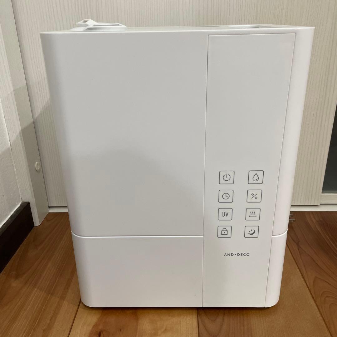 モダンデコ　UV除菌機能付き　ハイブリッド加湿器 Amazon.co.jp: モダンデコ 加湿器 大容量 6.5L 17畳まで対応 UV除菌