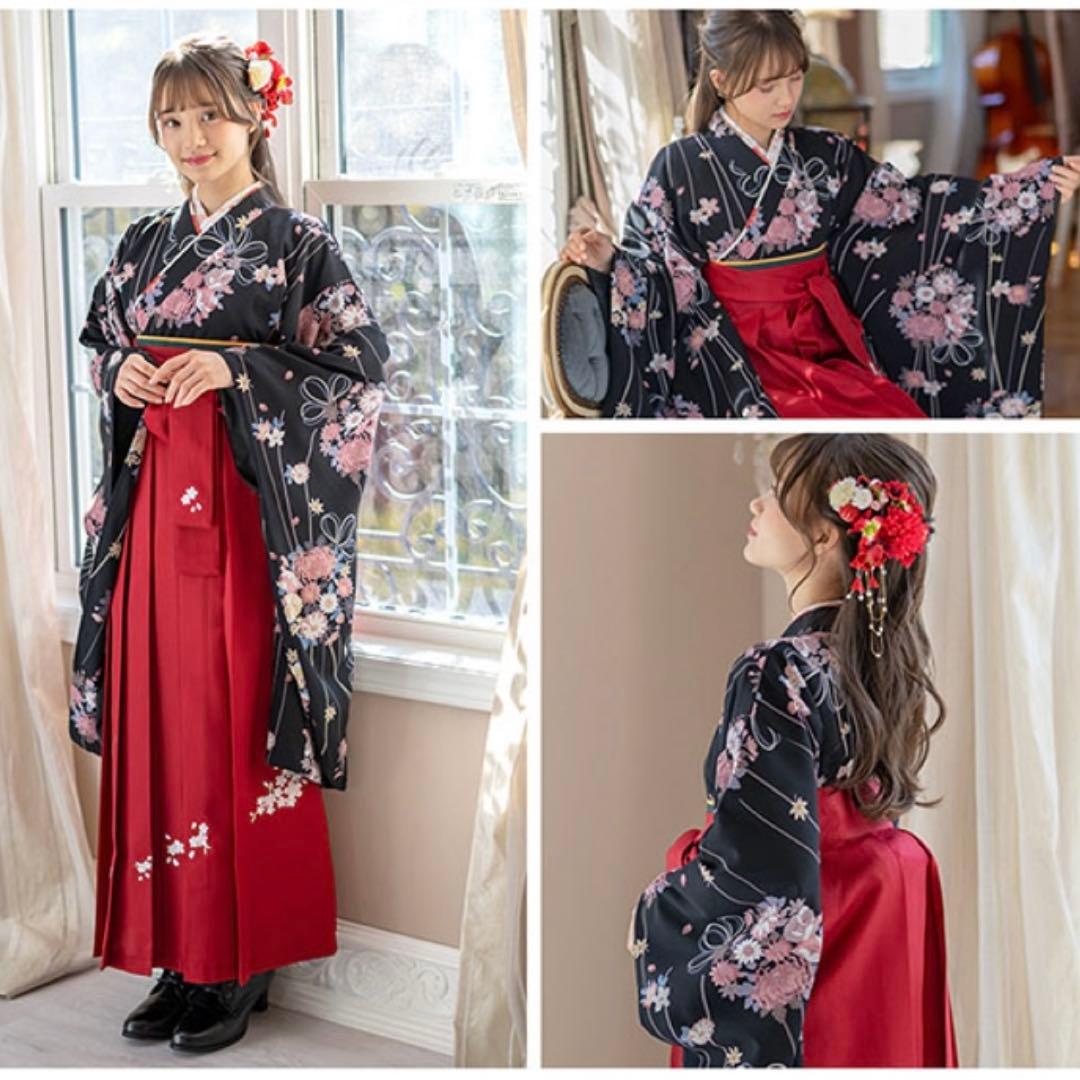 美品！ヘア飾り付き！キャサリンコテージ　簡単袴セット Catherine Cottage（キャサリンコテージ） 簡単着付けの袴セット