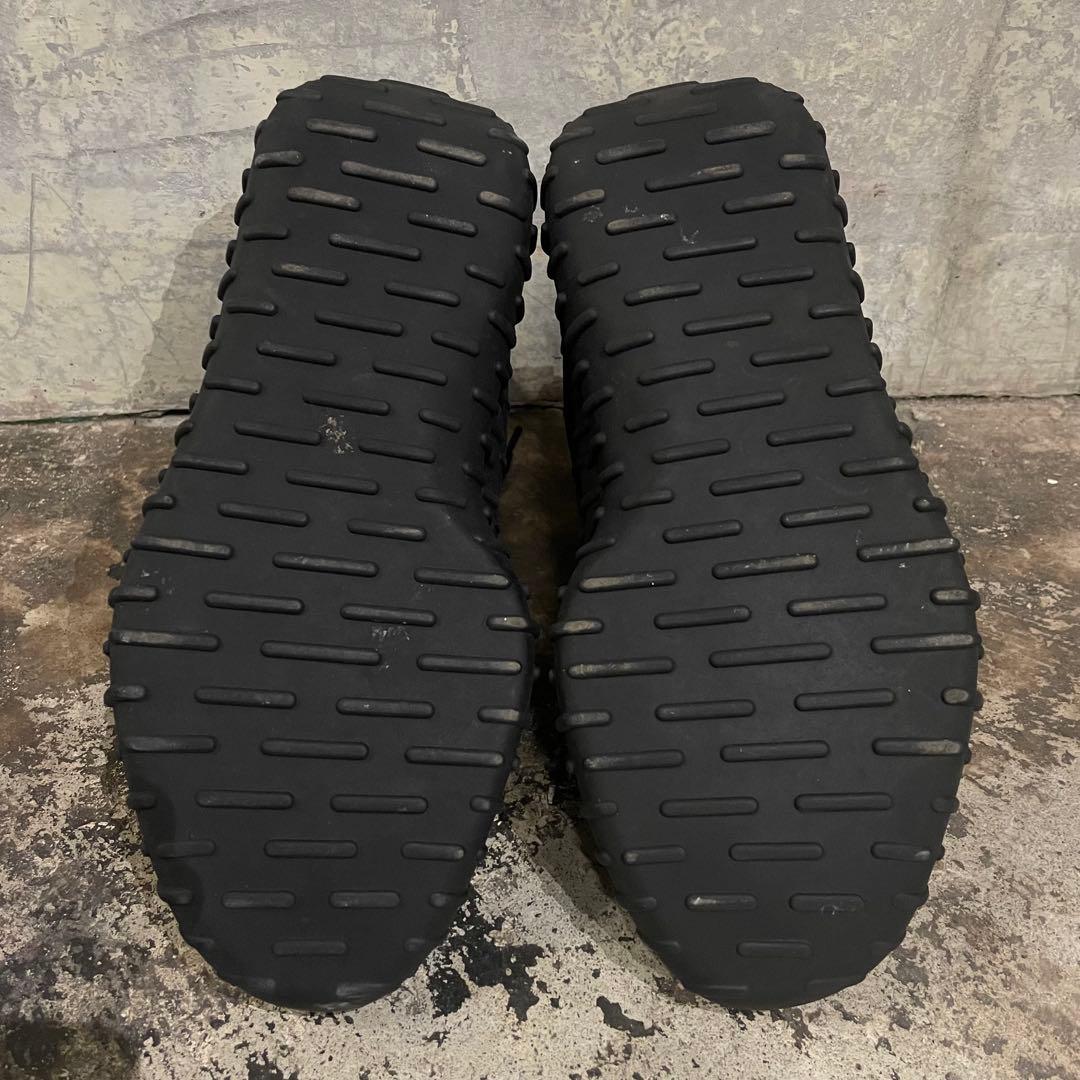 Y-3 ワイスリー レザーハイカットスニーカー ブラック 23.5cm 厚底