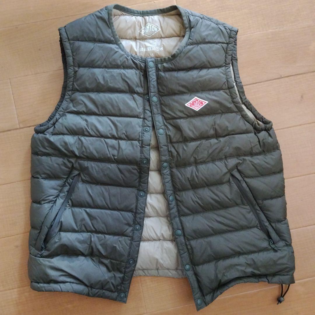 DANTON　 ダントン　カーキ　インナーダウンベスト 36 楽天市場】2025-2026秋冬新作 ダントン DANTON インナーダウン ベスト