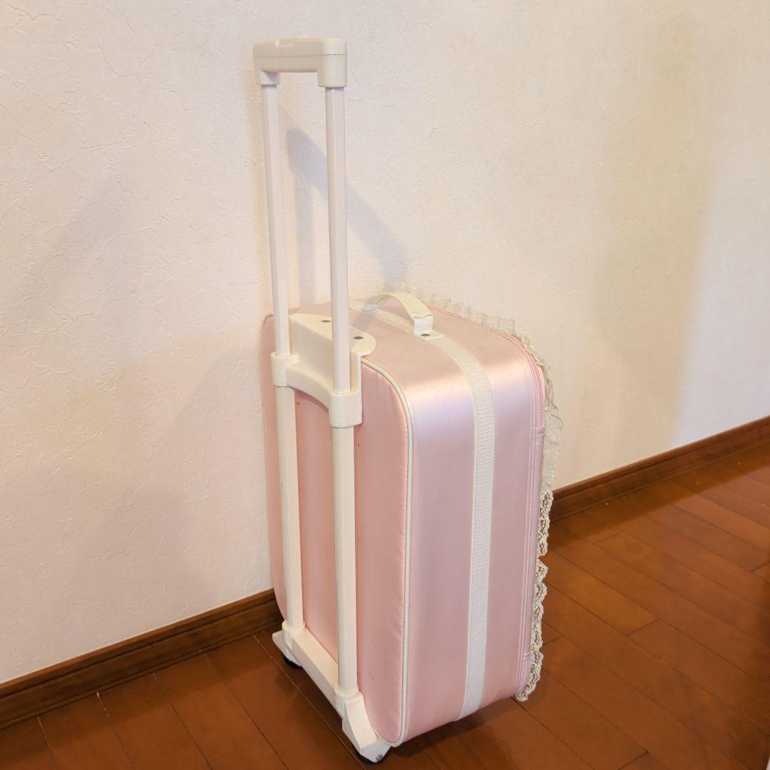 値下げ】Liz Lisa ピンク リボン付きキャリーケース - メルカリ