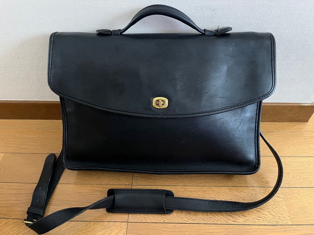 オールドコーチ 2way ショルダー ビジネスバッグ ブラック 5265 - メルカリ