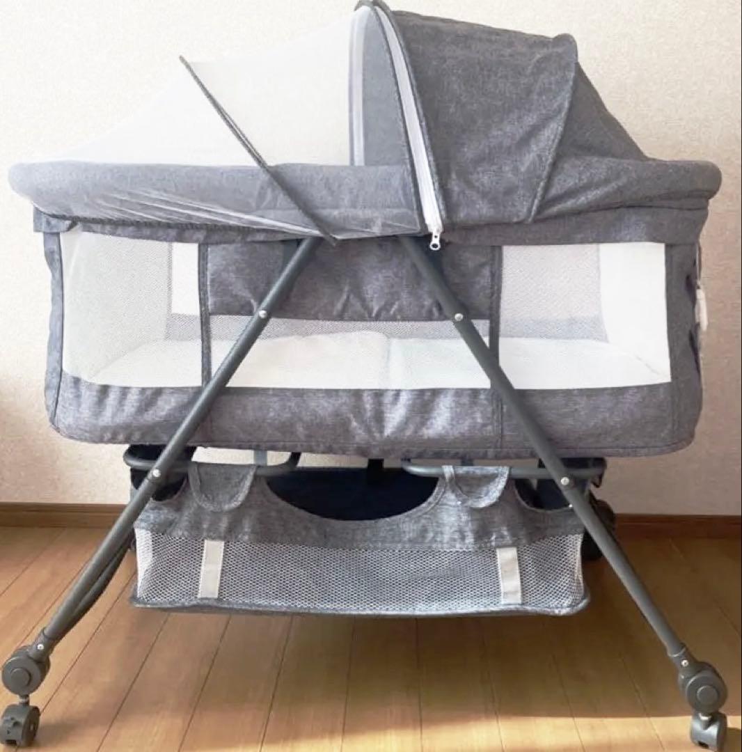 【美品】UBRAVOO ベビーベッド 折りたたみ キャスター付き Amazon.co.jp: UBRAVOO ベビーベッド ゆりかご ベビーラック