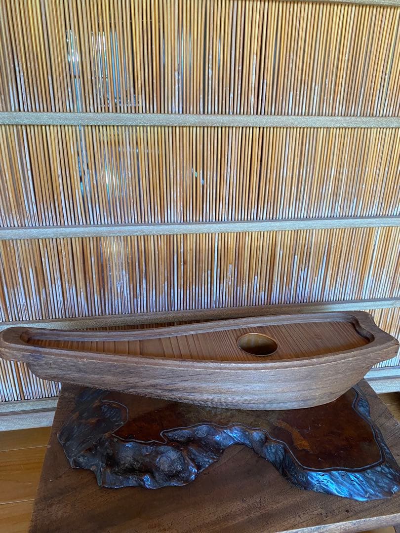 池坊 草月 華道 花器 古典生花定番花器 泊船 杉