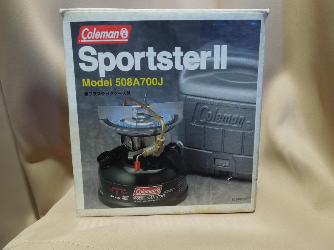 Coleman シングルバーナー 508A 【美品】　他3点付き Coleman (コールマン) ガソリンシングルバーナー 1995年製 508A STOVE