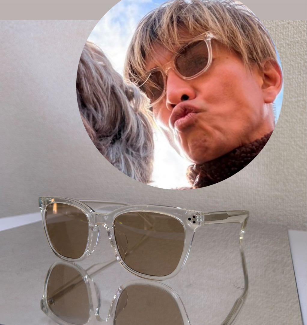 話題！オンライン完売。木村拓哉 owndays サングラス クリアグレー