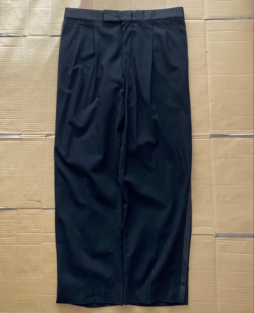 1970s side line black buggy slacks u.s.a