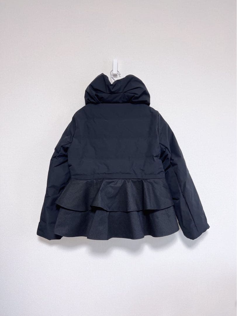 完売品 フェンネル フレアペプラムダウンコート ヤマダヤ 黒 - メルカリ