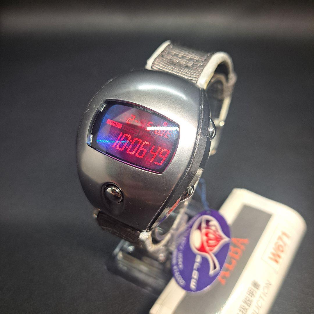 ALBA　アルバ　セイコー　SPOON　スプーン　BLOW　デッドストック　時計 デッドストック ALBA アルバ セイコー SPOON スプーン 時計 - メルカリ