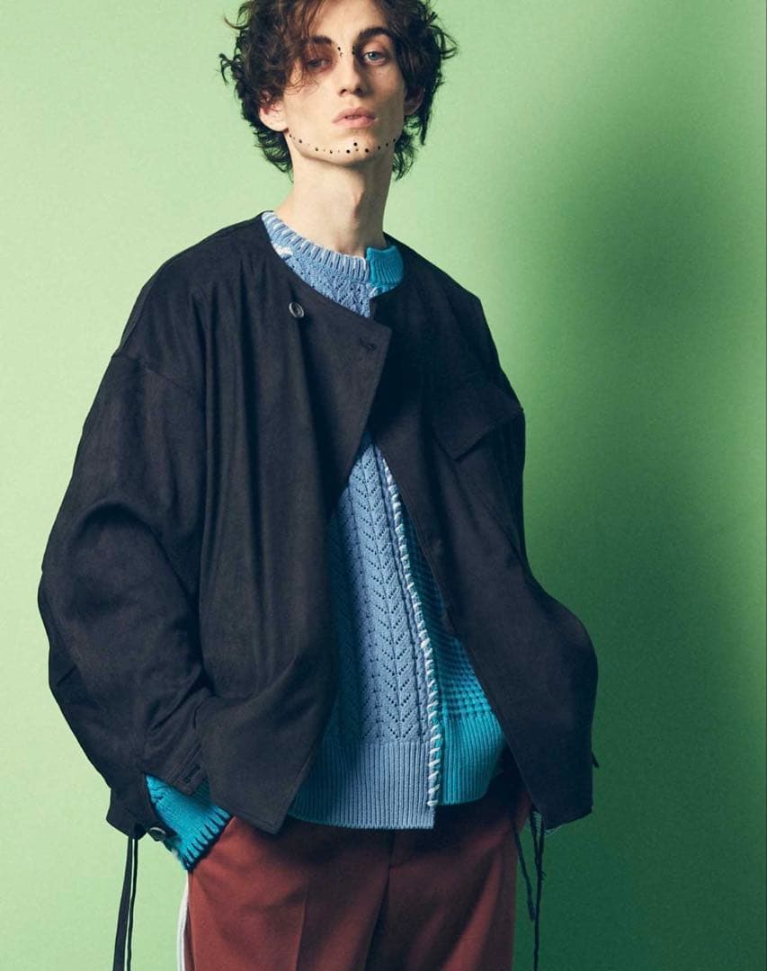 ティグルブロカンテ インディゴジャケット ナッパ服