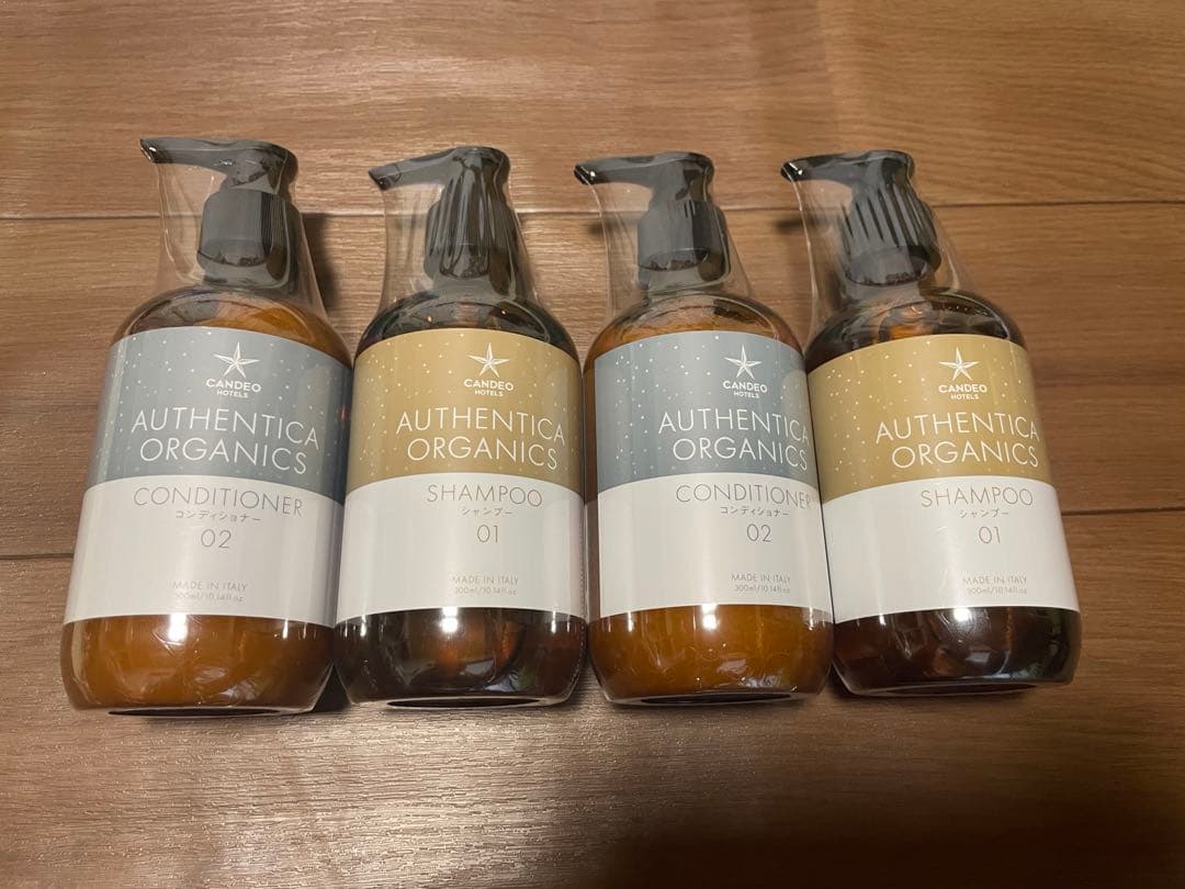 カンデオホテルズ シャンプー&コンディショナーセット 計4本 カンデオホテルズ シャンプー&コンディショナーセット 計4本の通販はau