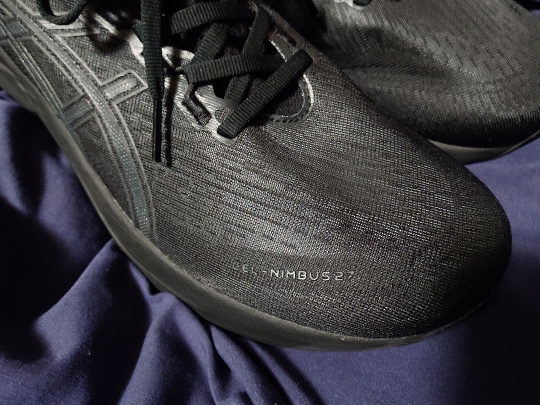 【試着のみ美品】アシックス ゲルニンバス27 28.5cm 黒 ランニング