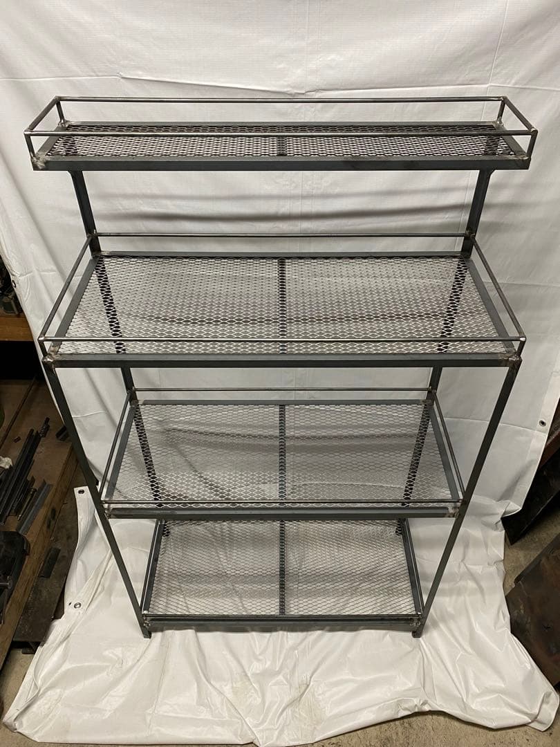 アイアンシェルフ アイアンラック スチールラック 植物棚 アガベ 多肉