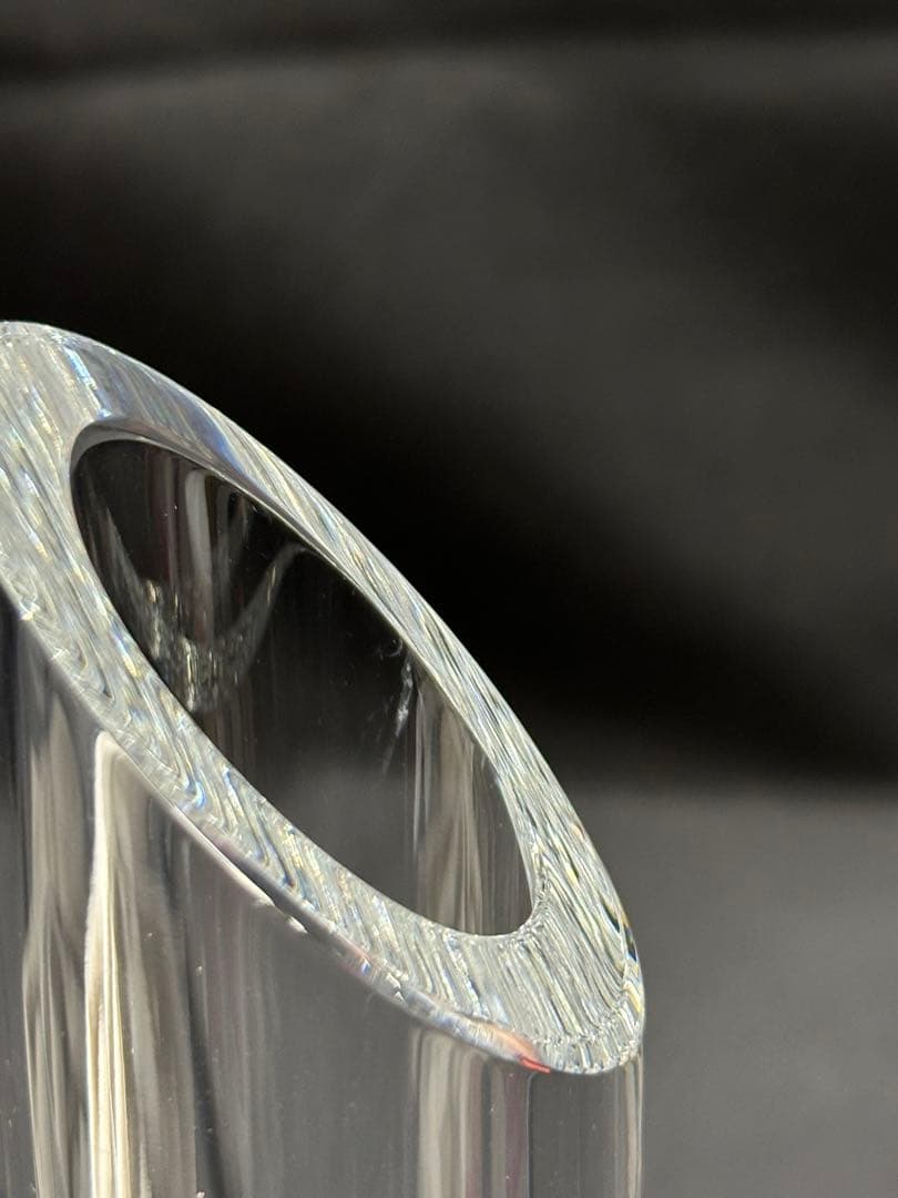 USED美品】Baccarat バカラ アニック ブト 花瓶 ベース - メルカリ