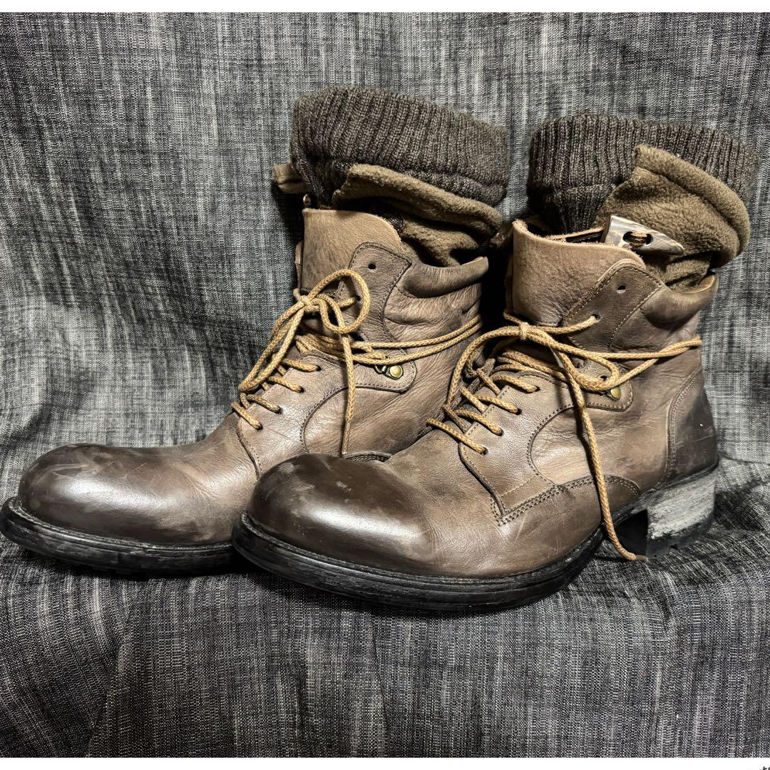 定価42900円alfredoBANNISTER ニットレイヤードブーツ 高原弘 - メルカリ