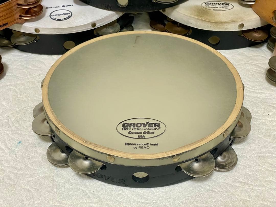 GROVER（グローバー）プロフェッショナル タンバリン 10インチ T2GS Amazon | GROVER グローバー タンバリン “ジャーマン・シルバー