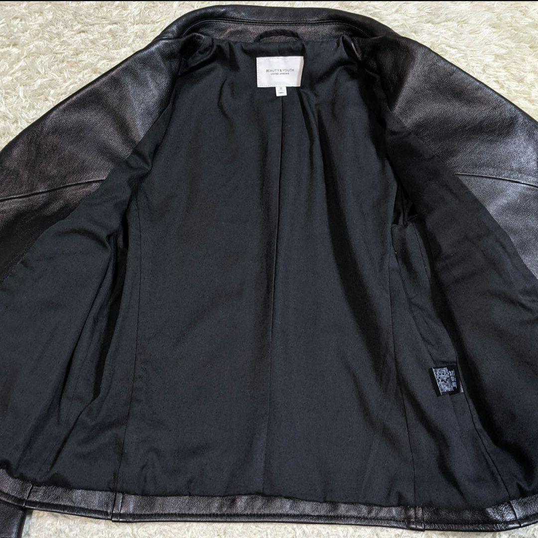 ユナイテッドアローズ ダブル ライダース レザージャケット 羊革
