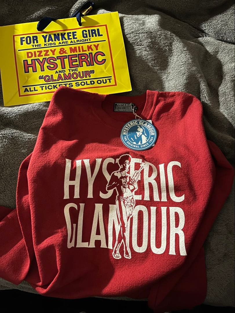 HYSTERIC GLAMOUR 長袖 HYSTERIC GLAMOUR（ヒステリックグラマー） 23SS ワッペン付き 両面