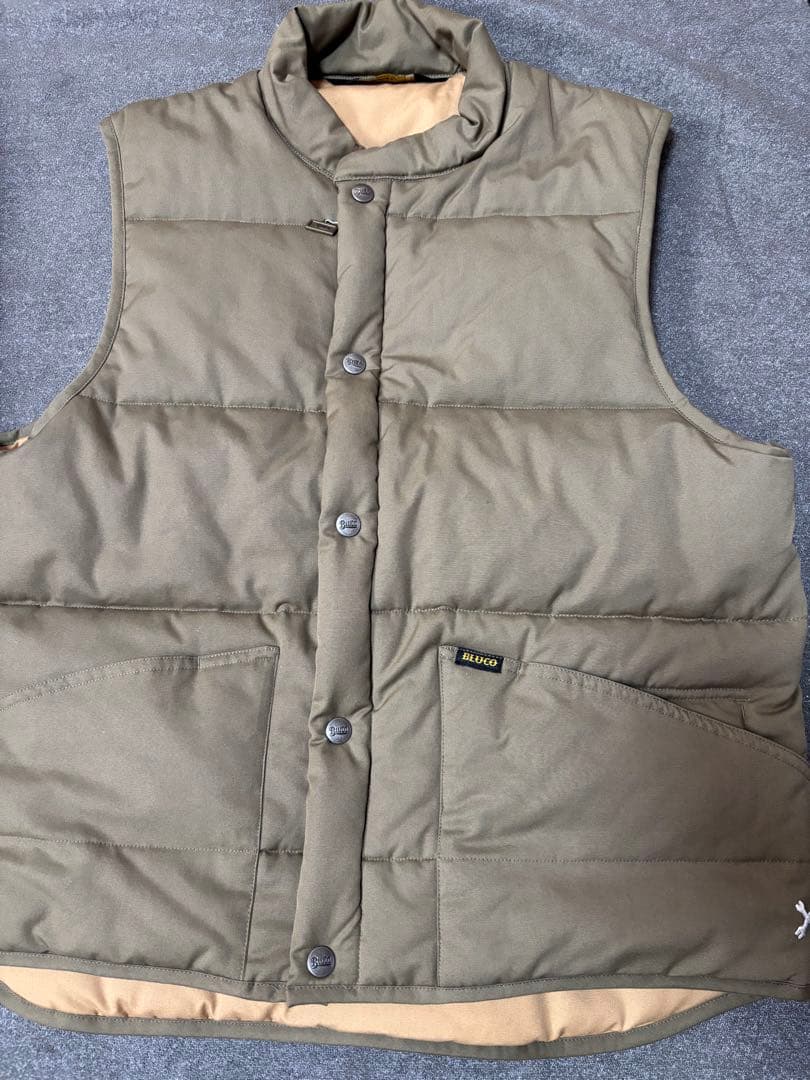 専用-値下げ Bluco workgarment ダウンベスト L 中古・古着通販】BLUCO WORK GARMENT (ブルコ ワーク ガーメント