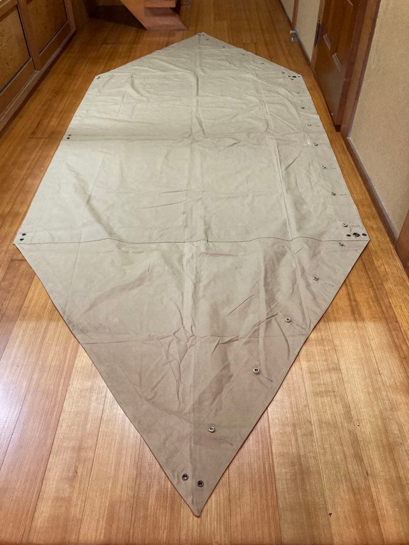 ！なーお！フランス軍 軍幕 2枚 パップテント デッドストック 未使用 なーお！フランス軍 軍幕 2枚 パップテント デッドストック 未使用